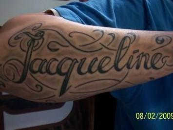 tattoo naam jacqueline