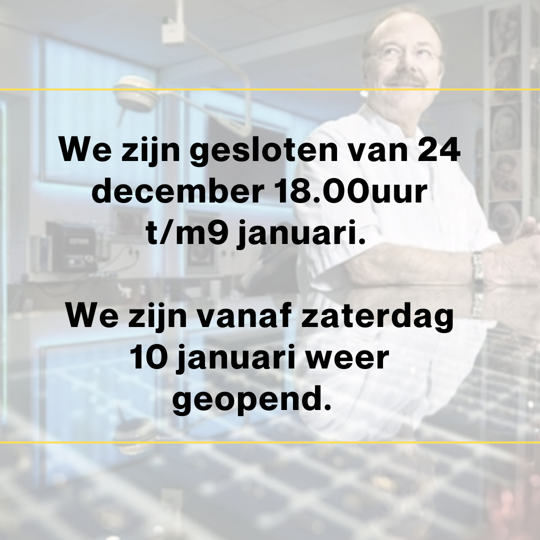 Sluiting december 2025