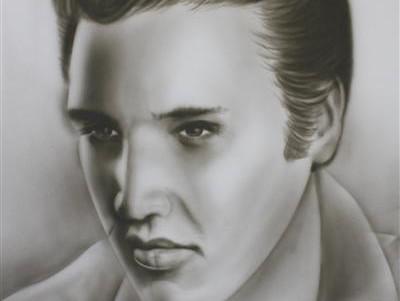 Elvis geschaduwd