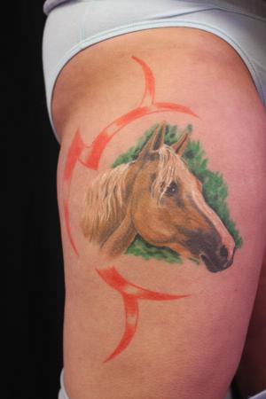 horse tattoo