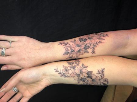 bloemen tattoo