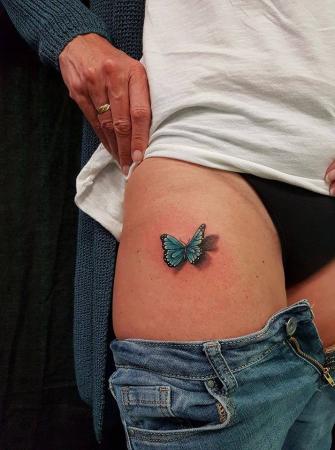 vlinder tattoo bob
