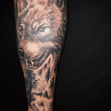 wolf tattoo