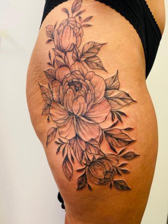 bloemen tattoo