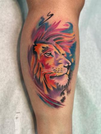 tattoo leeuw