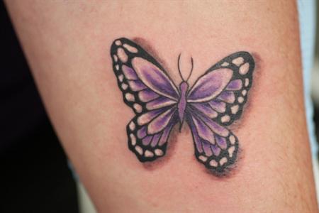 tattoo vlinder