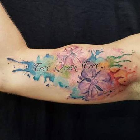 watercolor tattoo