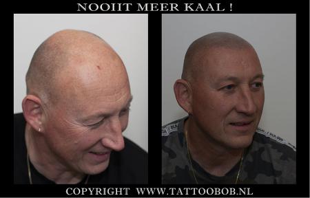 niet van echt te onderscheiden stoppels met de stoppeltattoo