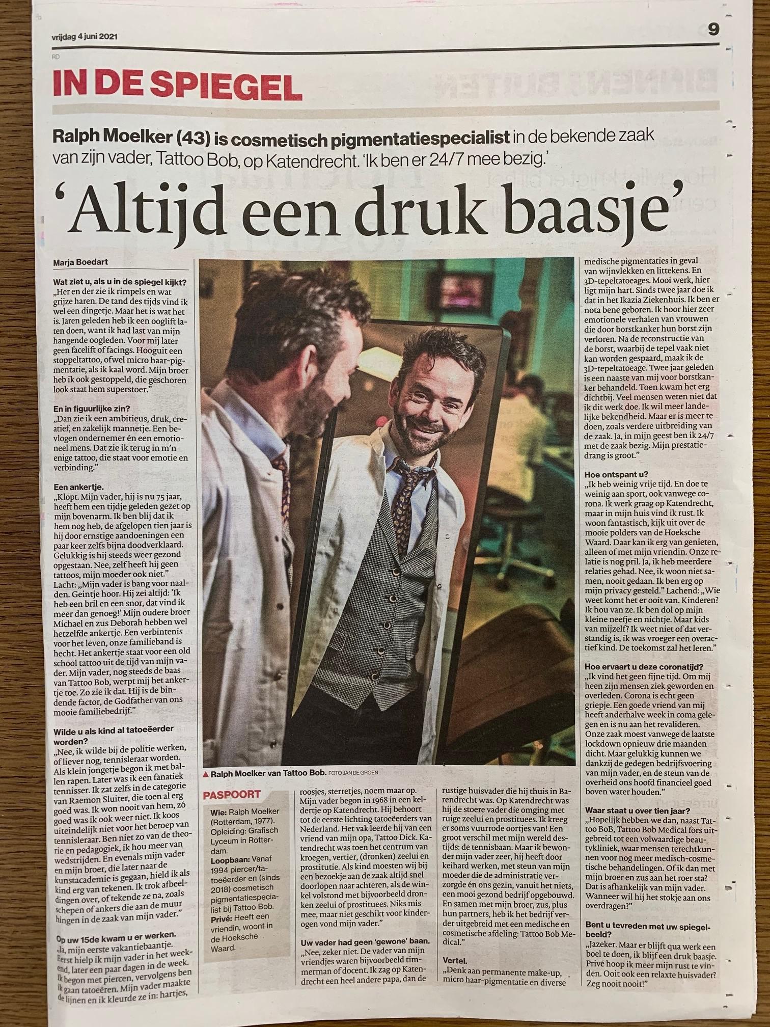 Ralph in de krant!