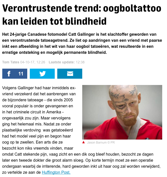 Oogbaltattoo | Tattoo Bob