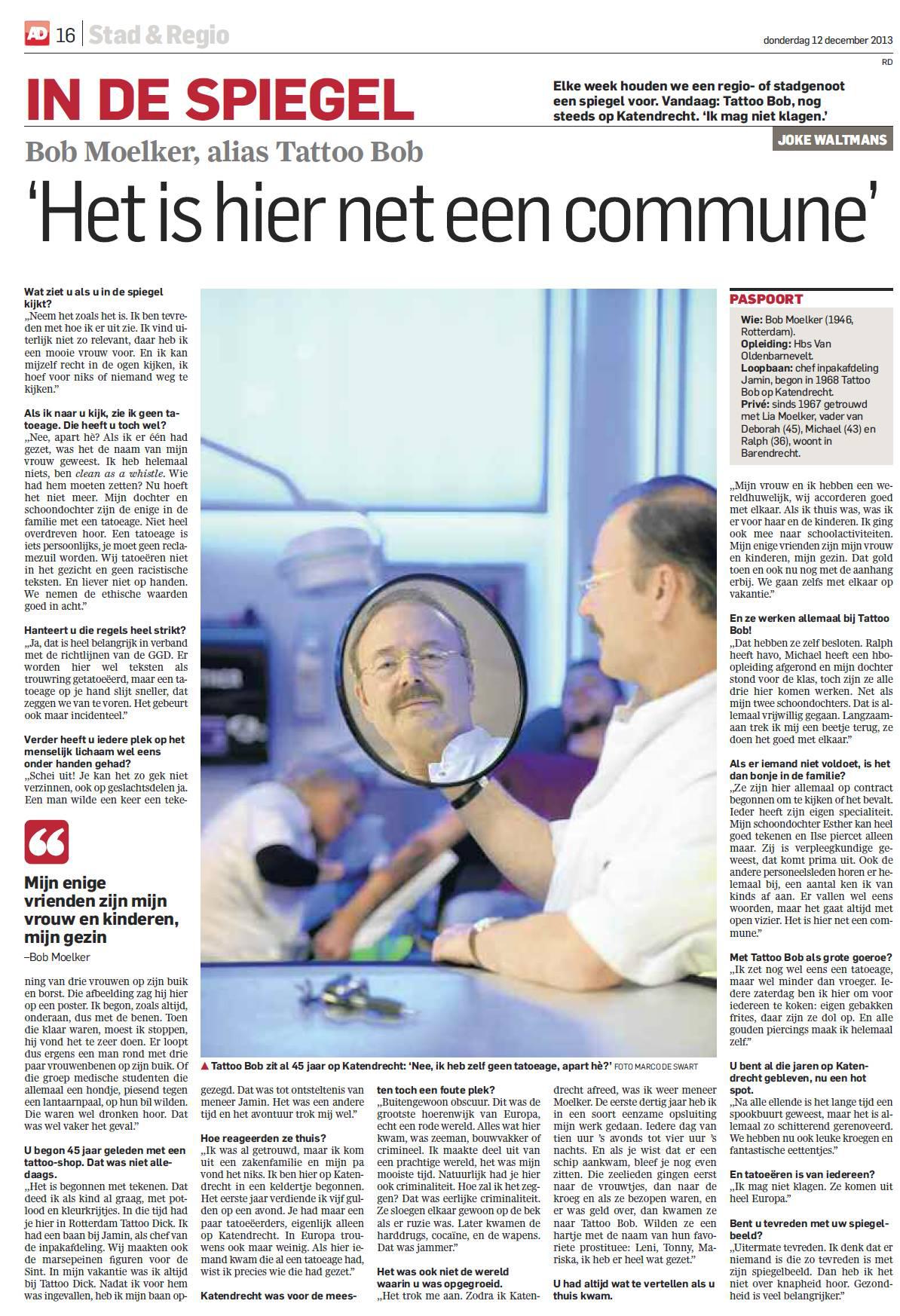 Tattoo Bob in het AD | Legendary Shop