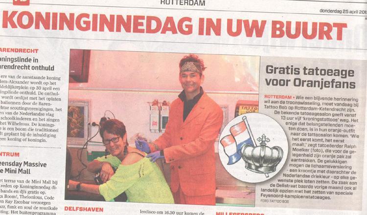Kroontjes tatoeage bij Tattoo Bob
