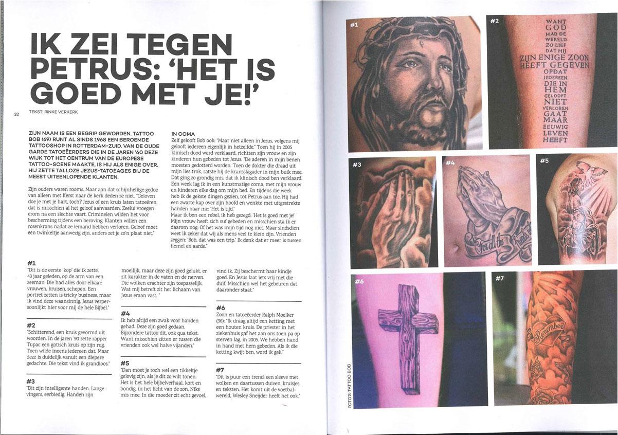 Tattoo Bob in de Glossy 'JEZUS'