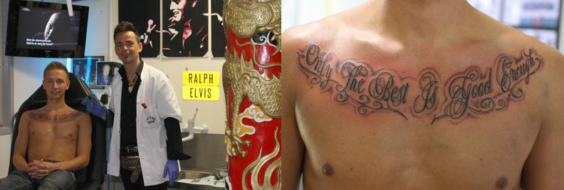 ADO Den Haag Kevin Visser bij Tattoo Bob