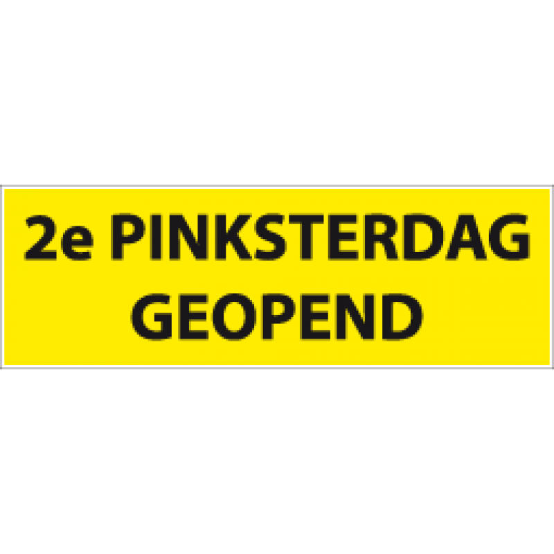 2e Pinksterdag open