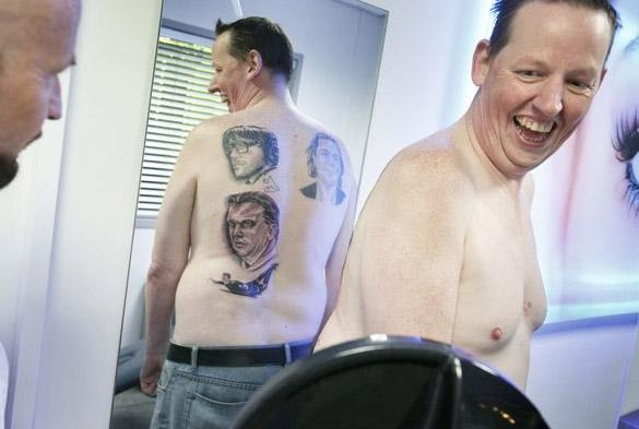 Tattoo Bob bij Giel Beelen!