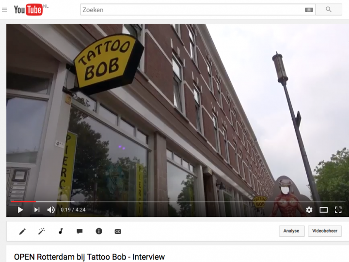 OPEN Rotterdam bij Tattoo Bob (interview) 