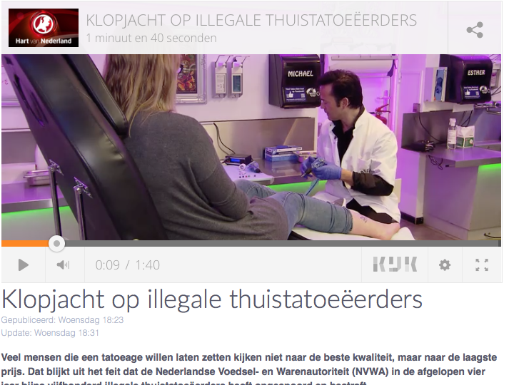 Hart van Nederland: thuistatoeëerders